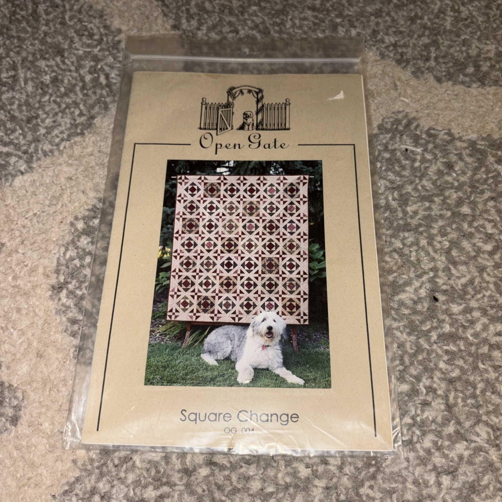 Unused Uncut Open Gate Square Change Quilt Pattern