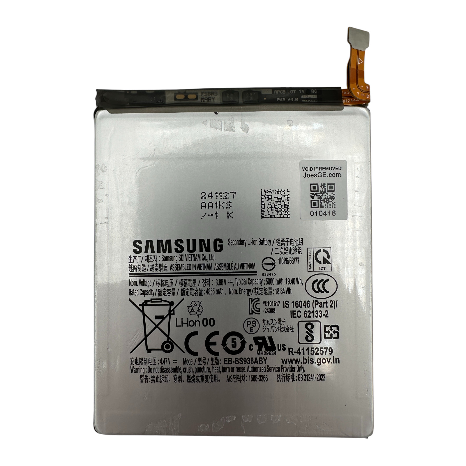 Genuine Samsung Galaxy S25 Ultra Battery EB-BS938ABY 5000mAh Grade A