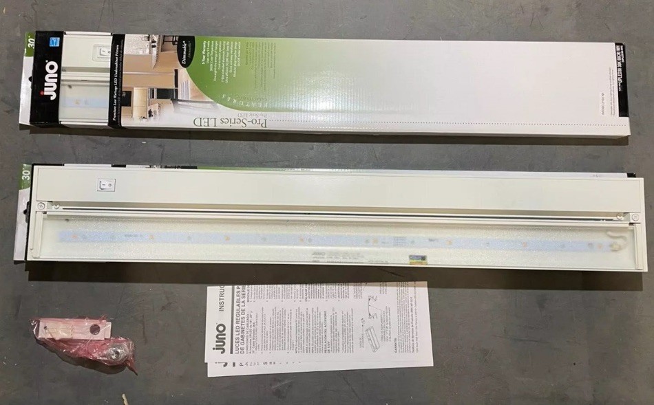 Juno 30" Pro Series LED Undercabinet Lighting, UPLED30 WH (WHITE) 29-¼".     s2
