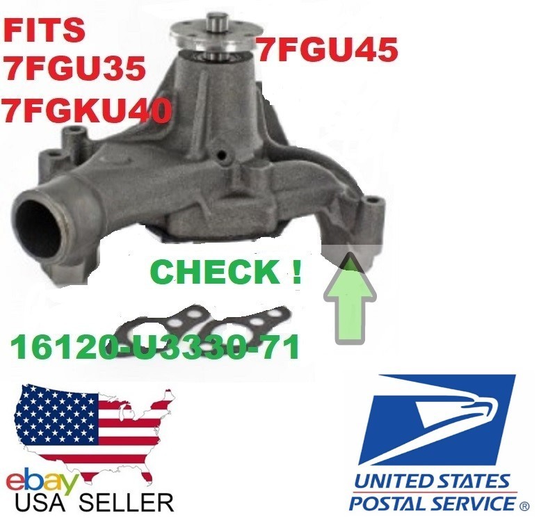 16100-U3330-71  FORKLIFT TOYOTA GM 262 V-6 SPECIAL CAVITY  WATER PUMP BA031B