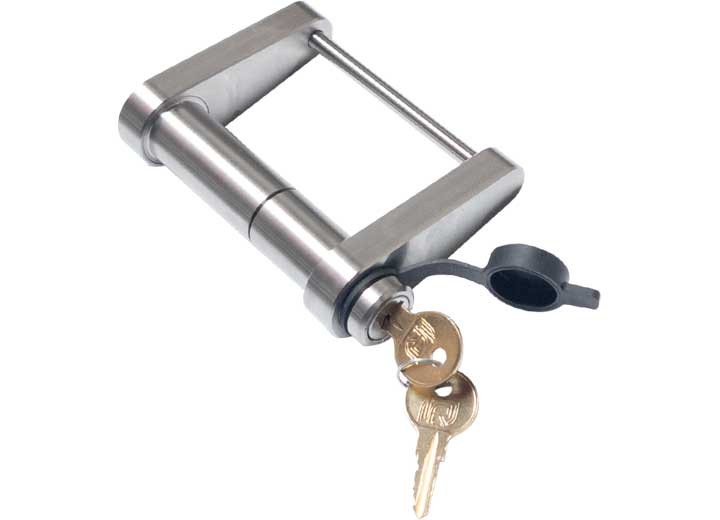 InfiniteRule 61114-S XL Deep Trailer Coupler Latch Lock 3-1/8" Stainless Steel