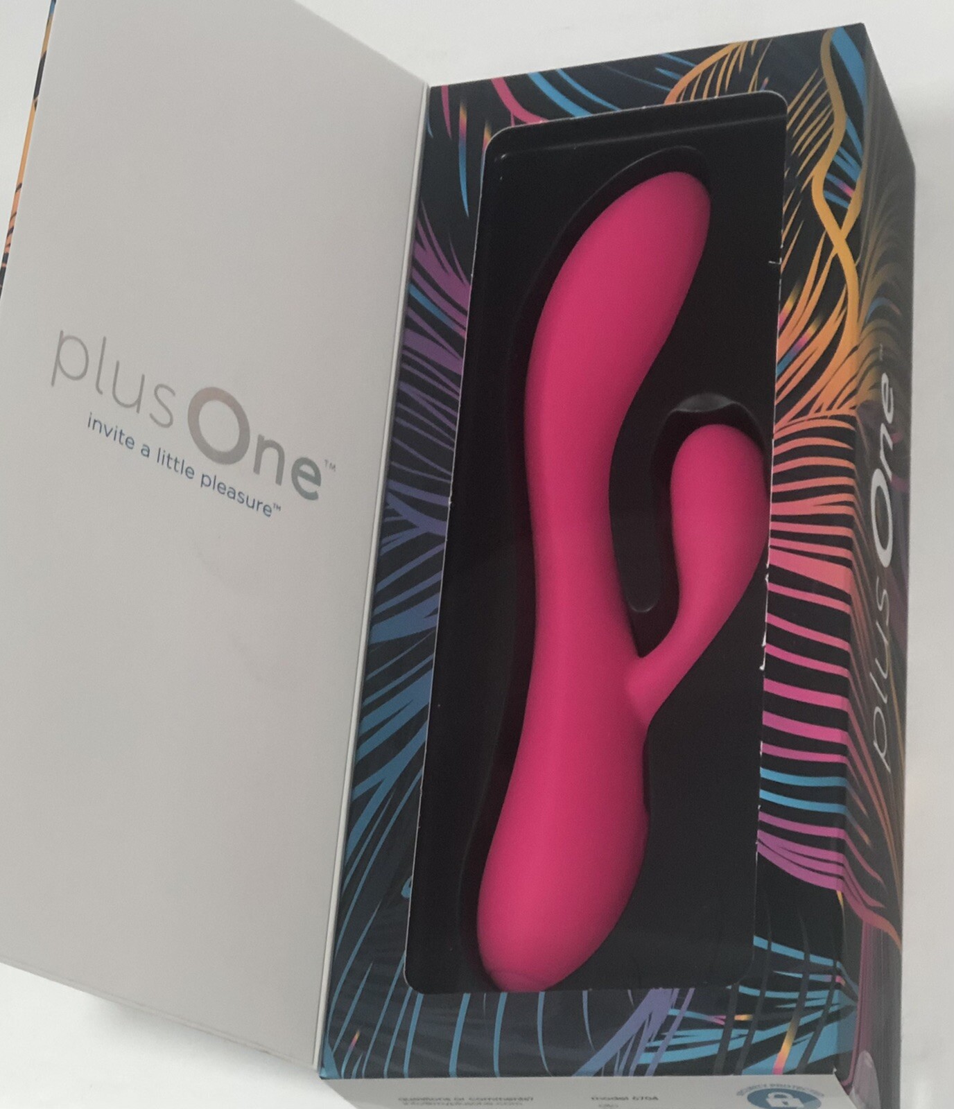 NEW Plus One Dual Vibrating Massager 10 Vibration Settings, Waterproof