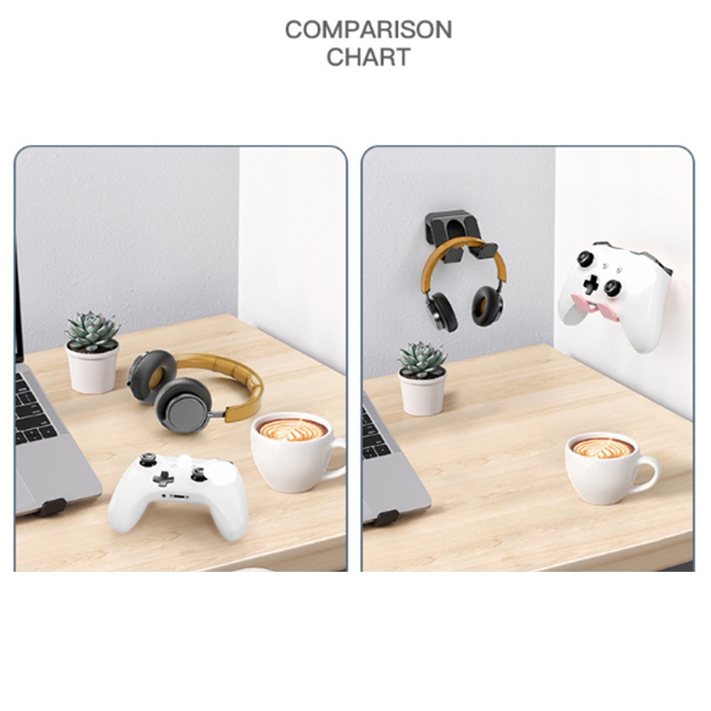 3 Pcs Controller Stand for Wall Gamepad Holder for Pro Adhesive/Screws3534