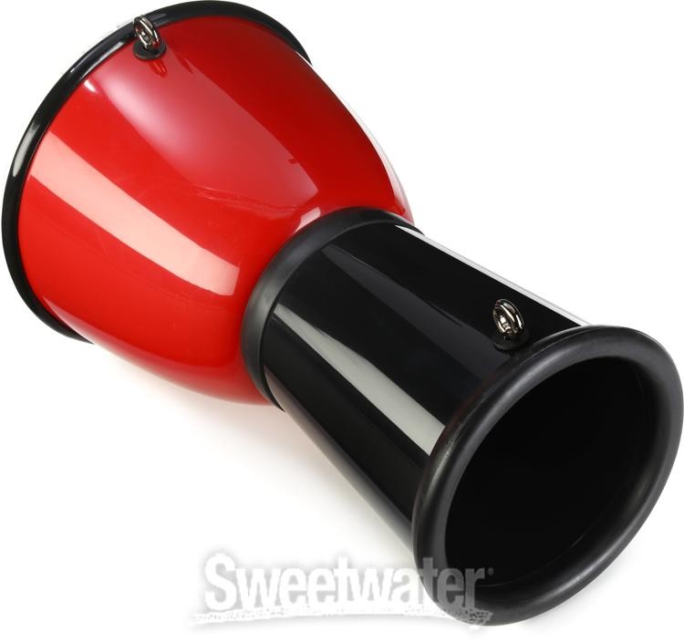 Nino ABS Djembe - 8 inches, Red/Black
