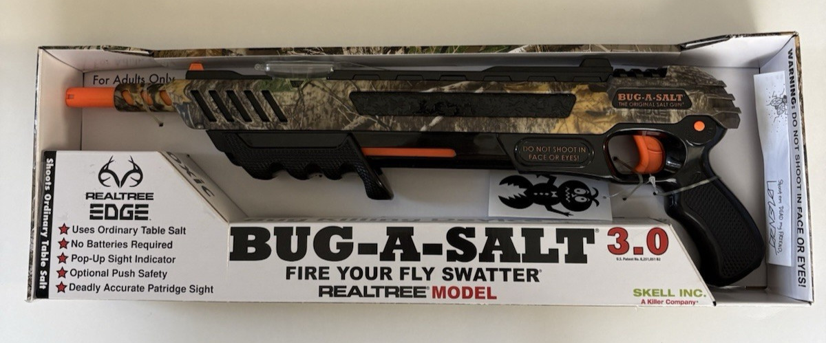 Bug-A-Salt 3.0 Realtree Camo Limited Edition – New Factory Sealed - Insect Pest