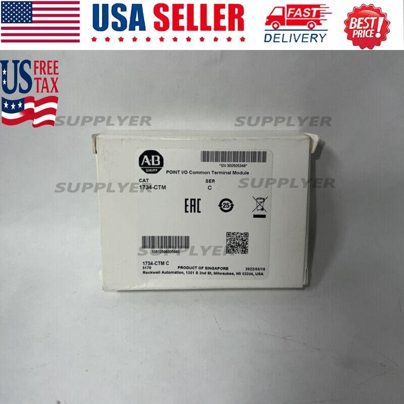 New Sealed AB 1734-CTM  Point I/O Common Terminal Module NEW IN BOX US Free Tax