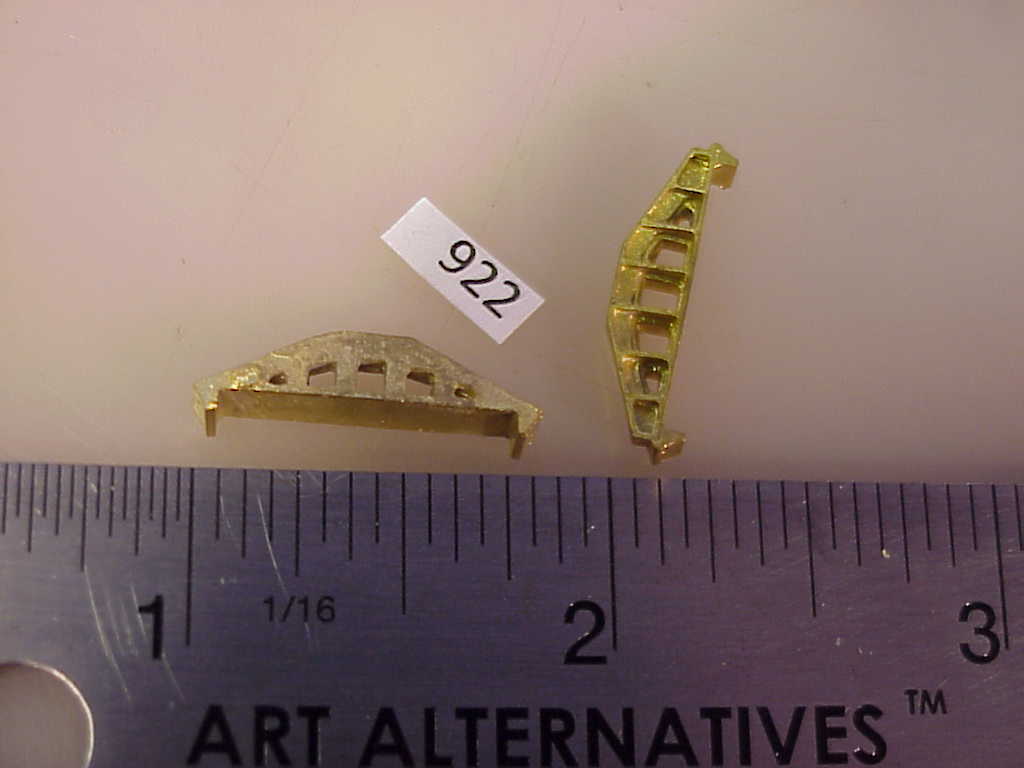 BRASS O Overland Diesel Re-Rail Frogs (2)  #922