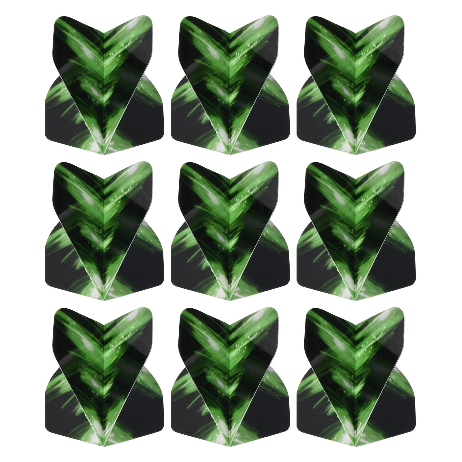 Dart Flights, 9 Pack PET Darts Accessories Black, Green