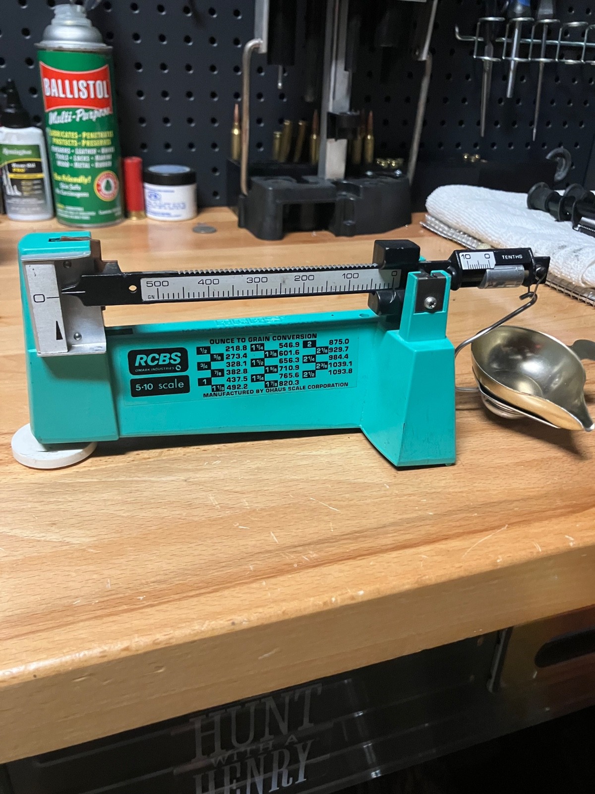 RCBS 5-10 powder scale
