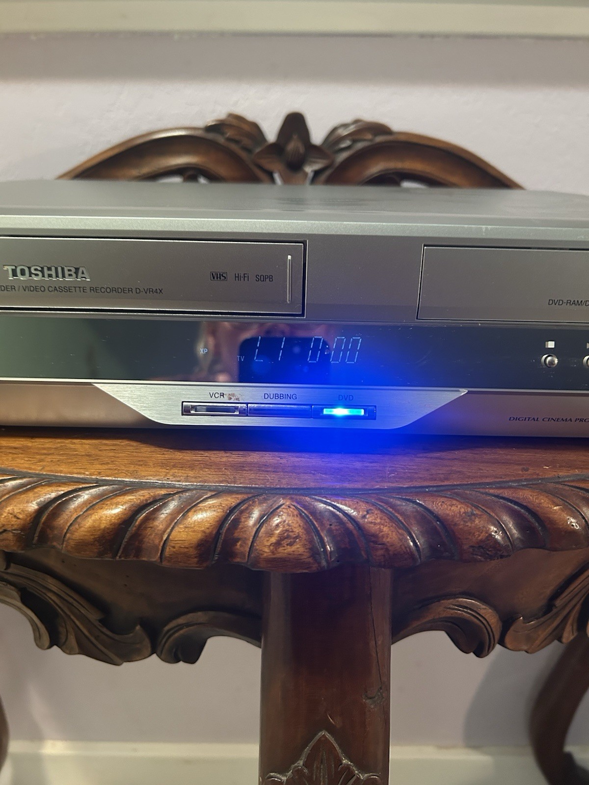Toshiba D-VR4XSU DVD VHS Combo Player DVD Recorder Untested
