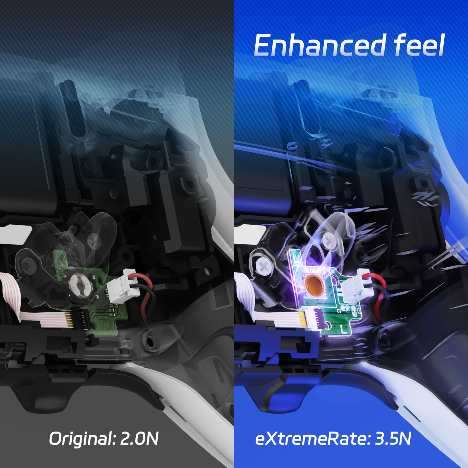eXtremeRate Back Paddles Replacement Switch Board Kit for PS5 Edge Controller