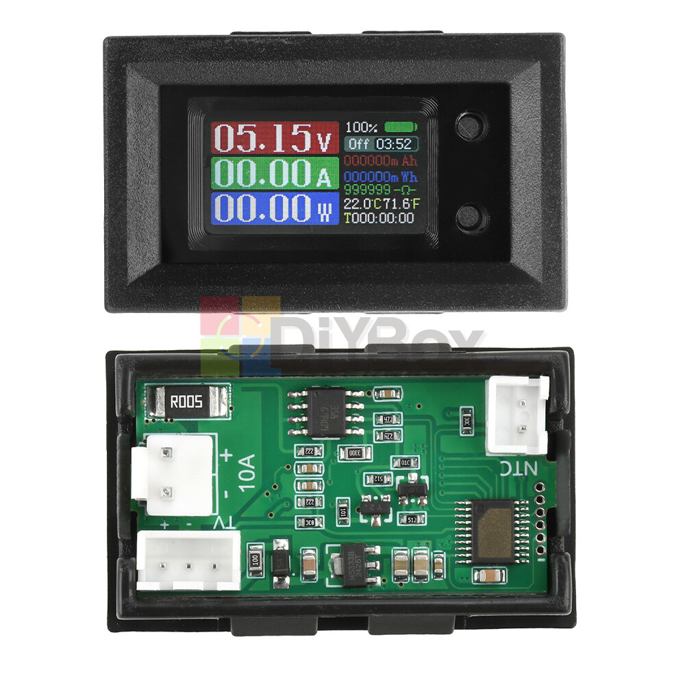 DC4-30V Power Tester Voltage Current Capacity Meter 9in1 Multimeter 10A 50A 100A