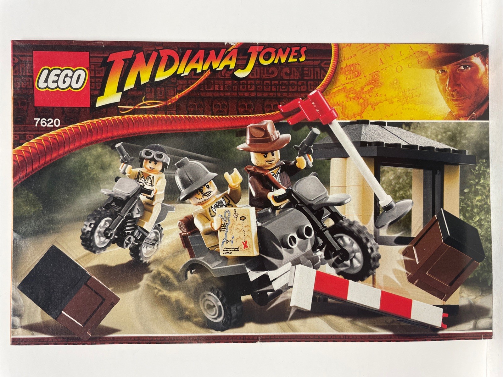 Lego Indiana Jones Instruction Manual Brochure NO LEGO "Motorcycle Chase" 7620