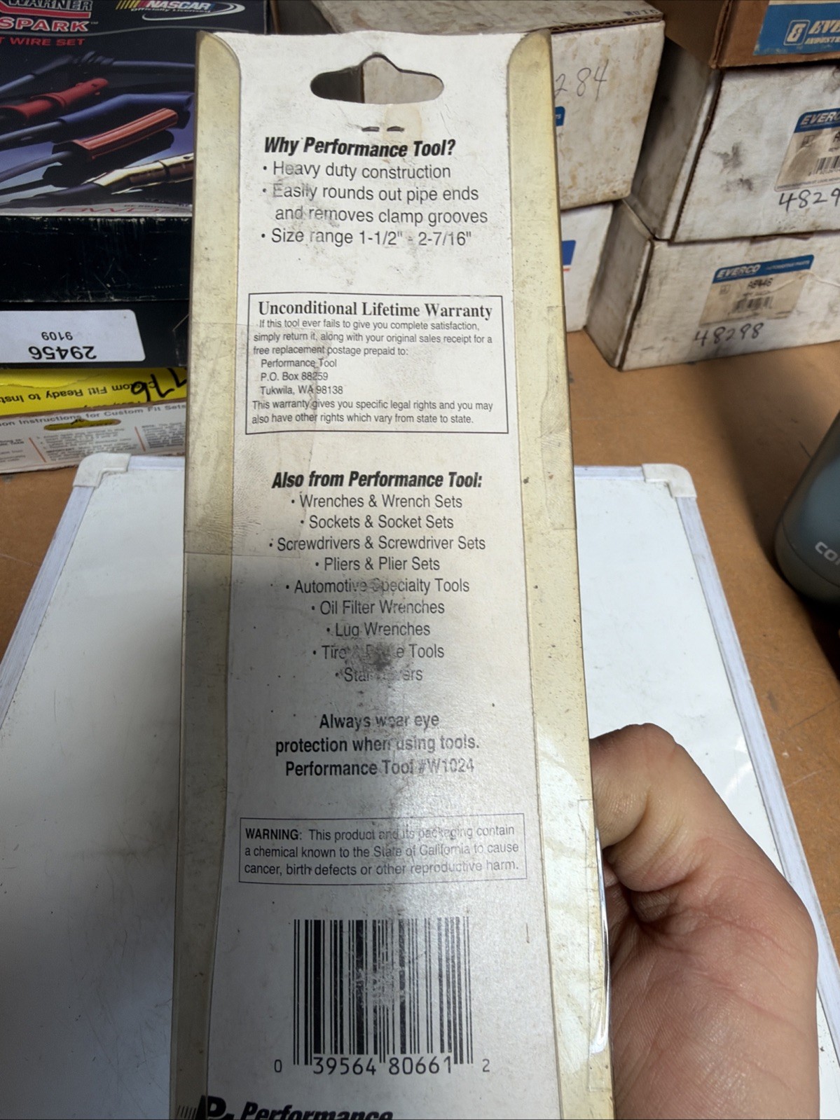 Performance Tool W80661 Medium Tail Pipe Expander, Vintage Nos Tool