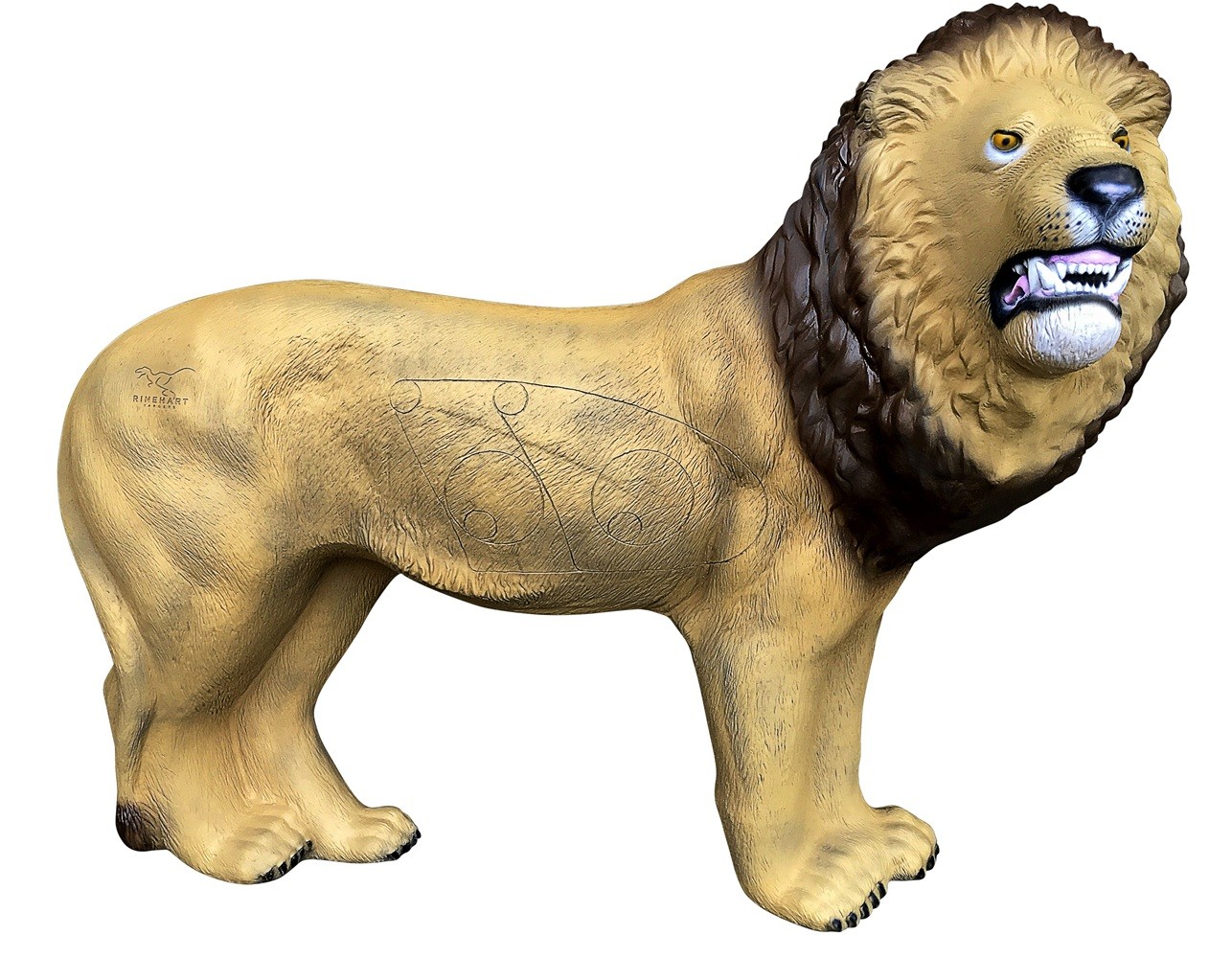 Rinehart Competition Series Lion Archery Hunting Target -ASA