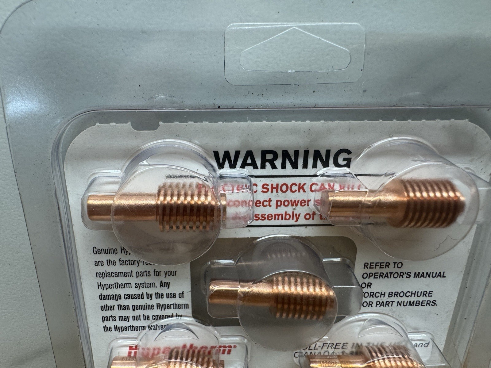Hypertherm / set of 5 / electrodes / 220669 / Powermax45 / 45 A / All Processes
