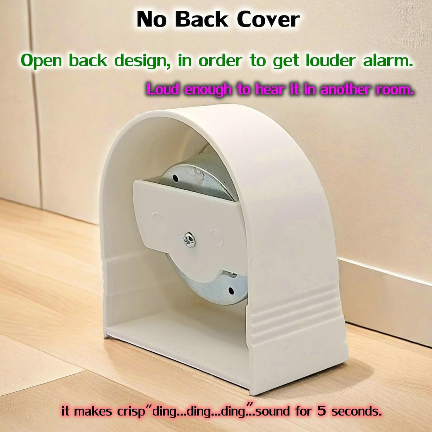 60 Minute Wind up Timer, Visual Mechanical Timer with Loud Alarm, Manual Countdo