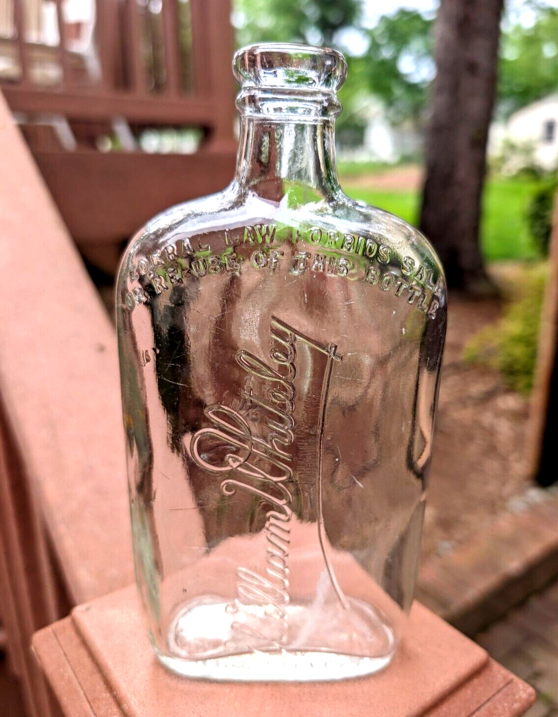 William Whiteley SCOTLAND *House of Lords* Flask Whisky Whiskey Bottle Vintage