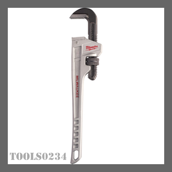48-22-7224 24" Milwaukee Aluminum Straight Pipe Wrench 3" Jaw Capacity