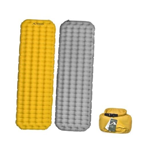 Ultralight Insulated Air Sleeping Pad，R-Value 8，4-Season High Warmth，Compact