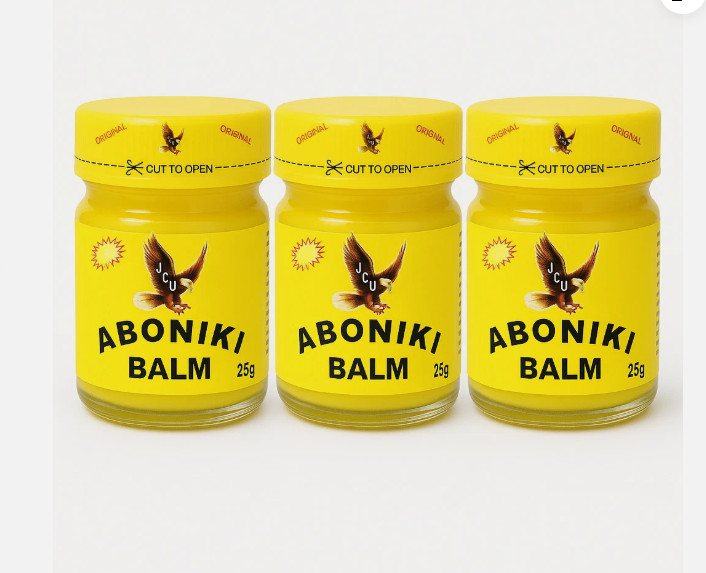 3pcs Original Aboniki Balm 25g for Arthritis,Asthma,Bronchitis,Rheumatism,Cold.