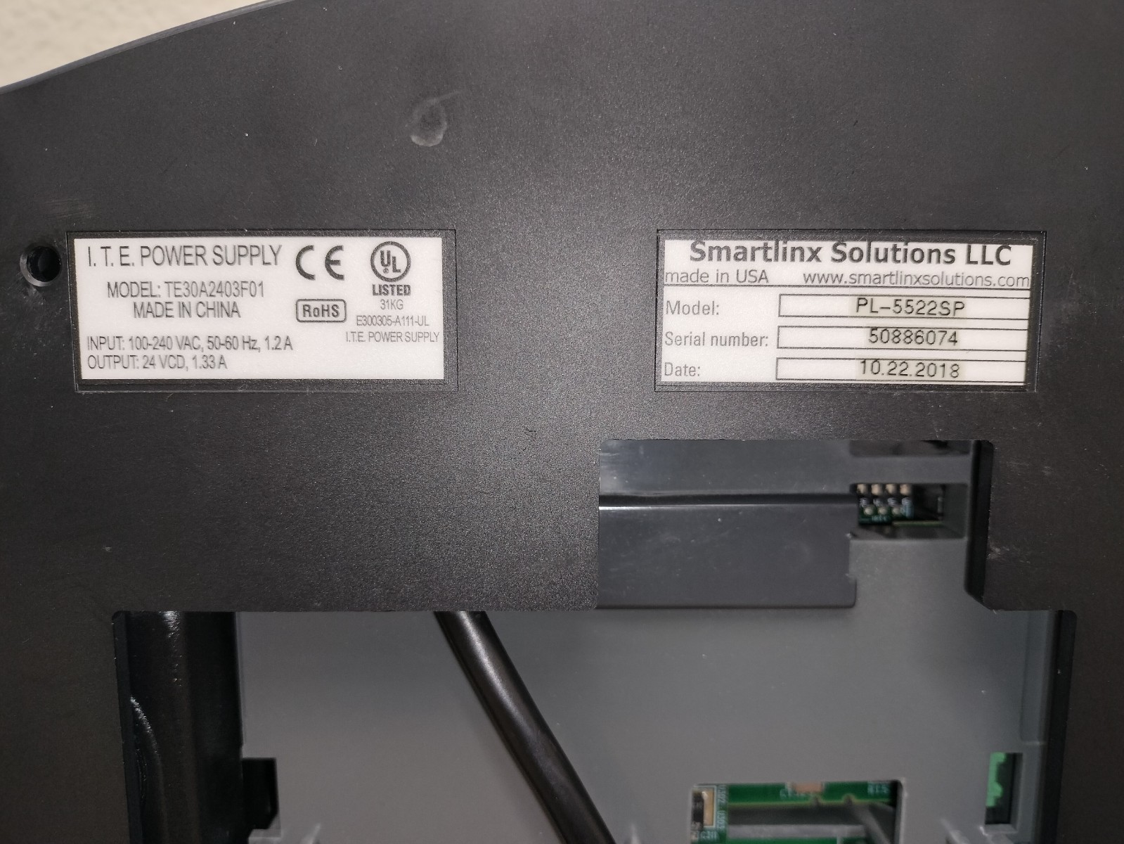 SmartLinx PL-5522SP Calculating Time Clock
