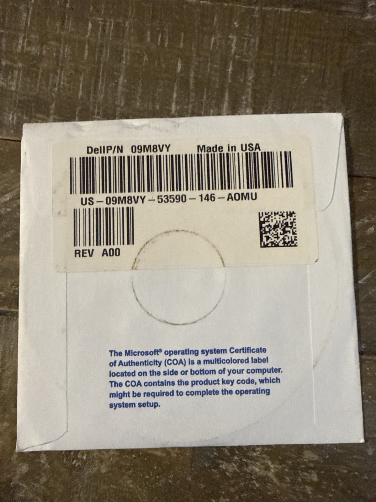 Dell Operating System Windows 7 Home Premium SP1 Software PC Cd Rom