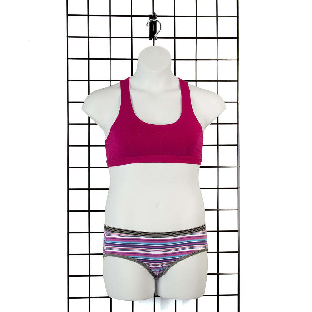 Ladies Plus Size Hanging Torso Form (White)