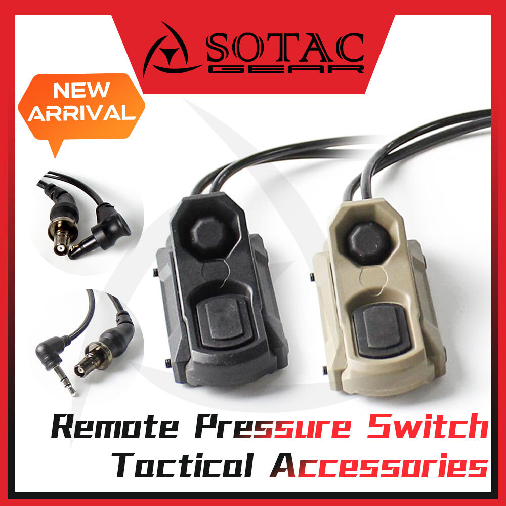 SOTAC GEAR Hunting AXON Dual Button Switch Remote for SF Laser Flashlight Plug