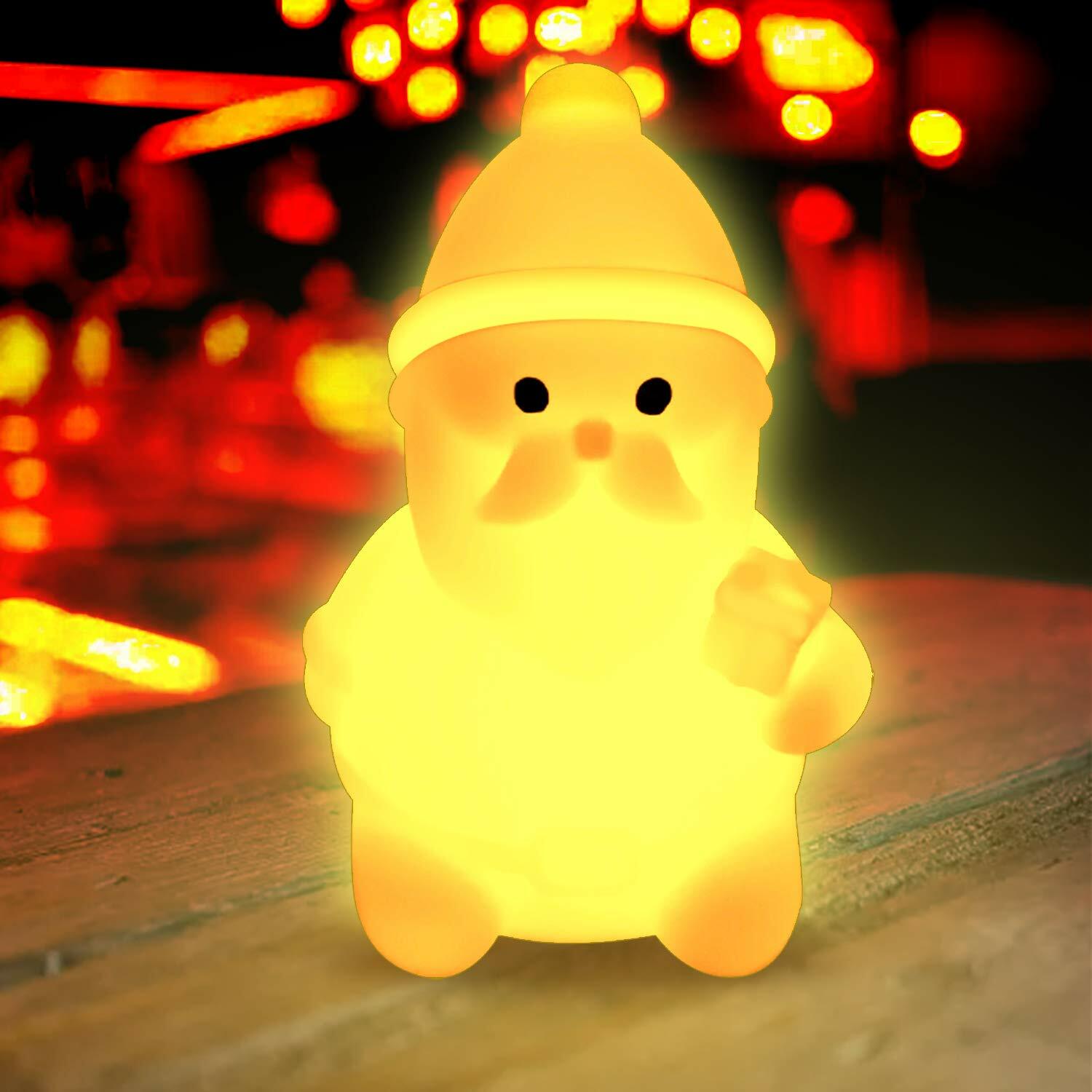 Baby Night Light，Christmas Light Gift with Safety and Durable Light for Santa Cl