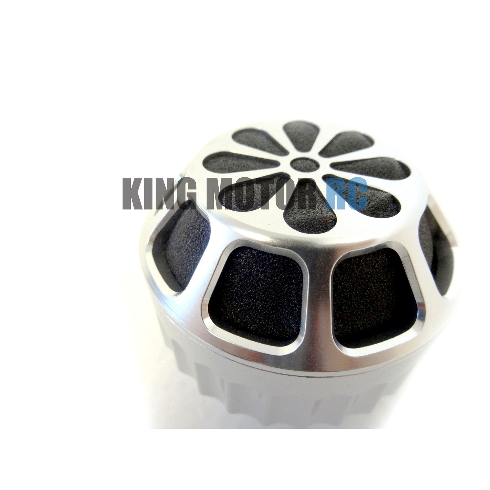 1/5 Scale King Motor CNC Aluminum Air Filter Kit Fits HPI Baja 5T 5B 2.0 Rovan