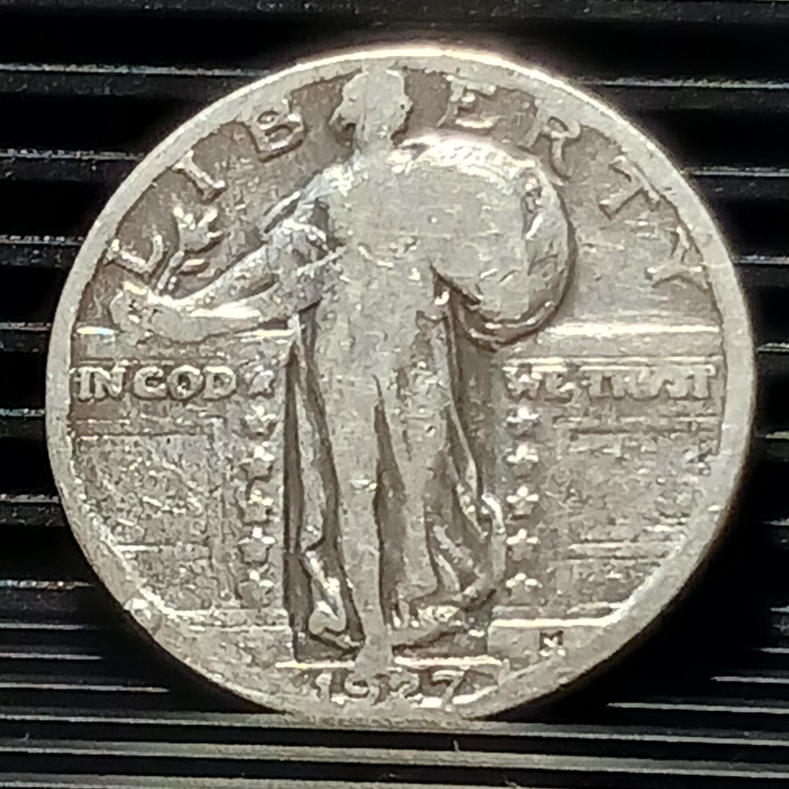 1927 P Standing Liberty Quarter Silver Philadelphia Minted Combined Shipping Ava