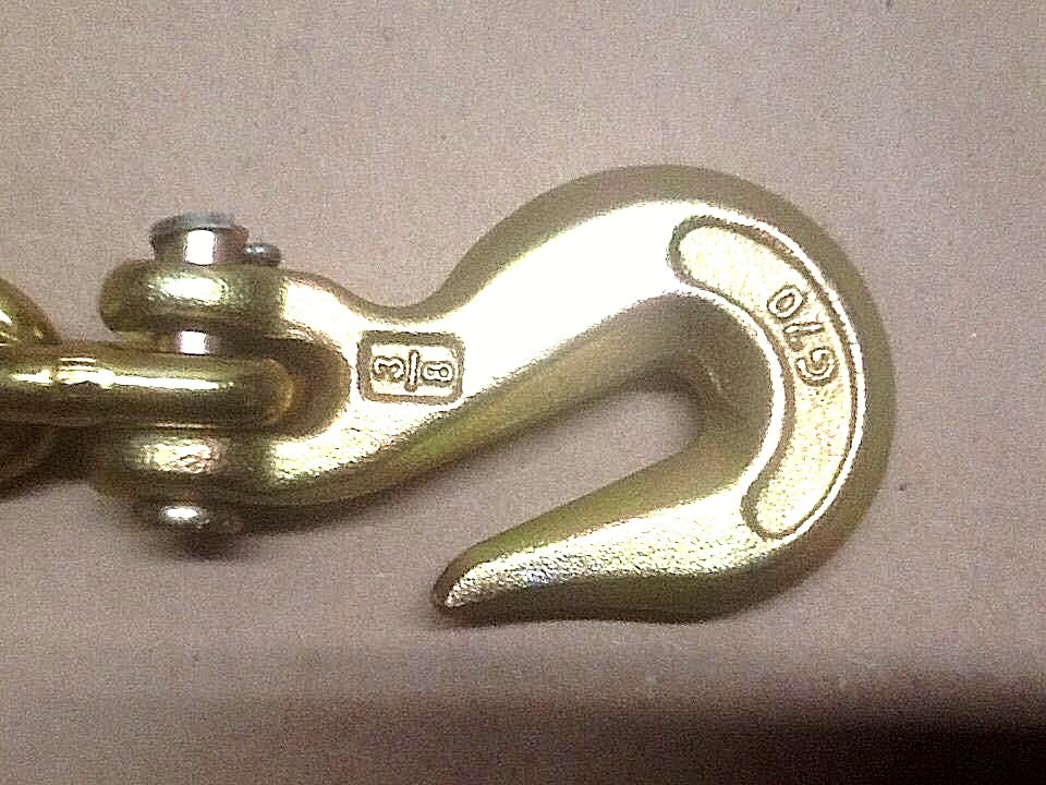 Auto Body 3/8" x 15" G70 Hook Set Frame Machine(Grab Hooks On Both Ends)