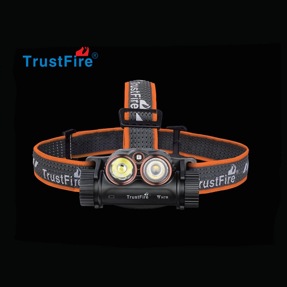 Trustfire H7R Rechargeable LED Headlamp 2000LM Red W Light LED HeadLight Torch