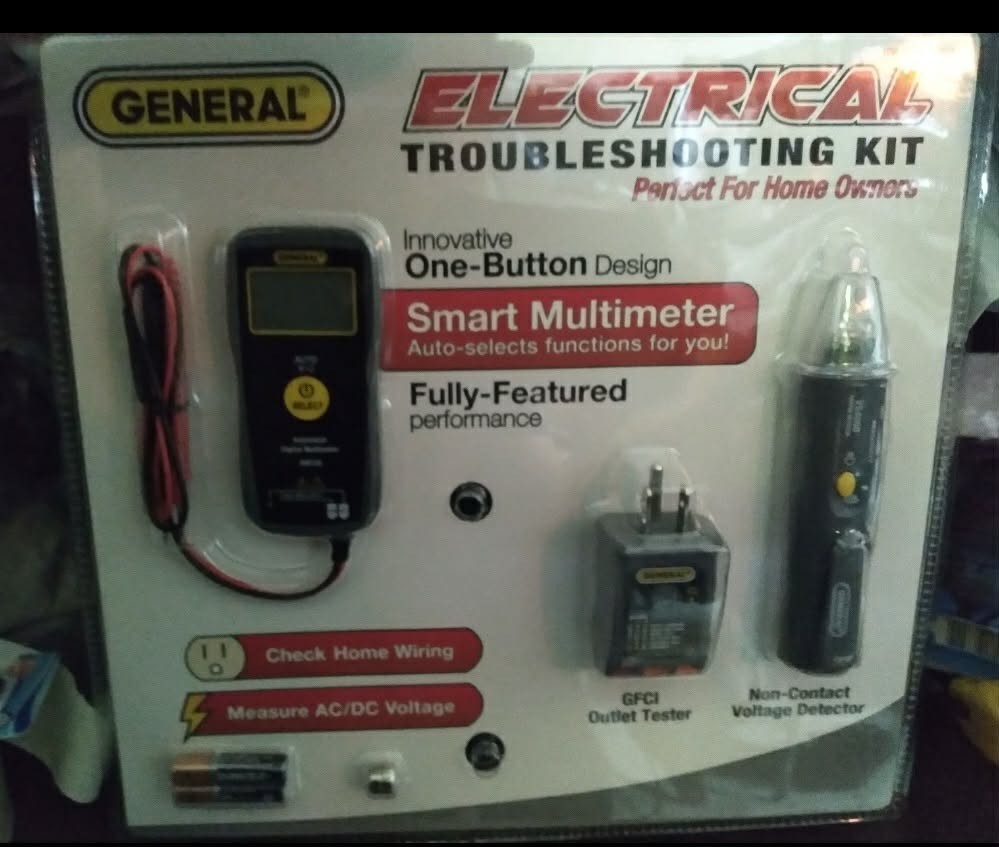 General Electrical Troubleshooting Kit Smart Multimeter + Voltage Tester + GFCI