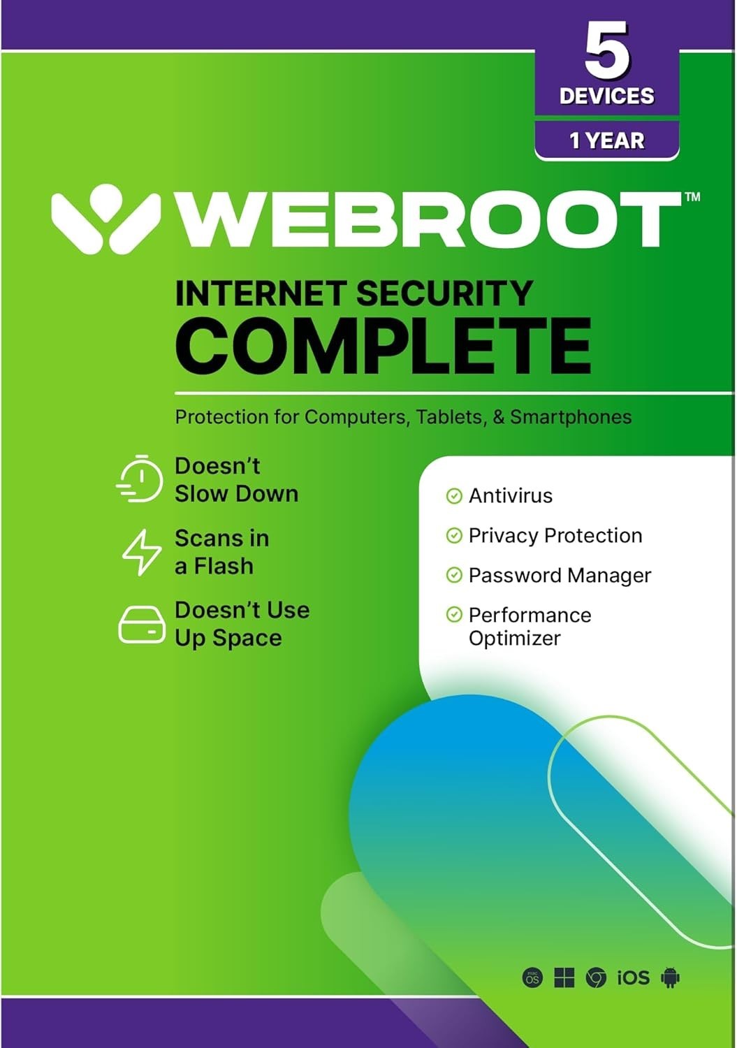 Complete Internet Security for 5 Devices: Antivirus, Password Manager & More!