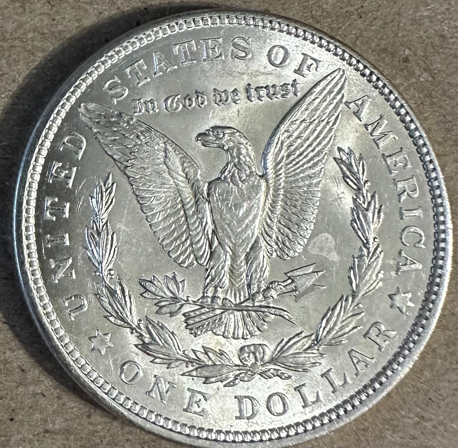 1921-P  MORGAN SILVER DOLLAR - L@@K AT PICTURES  &  CHECK "VAM" !!!!!   #0063