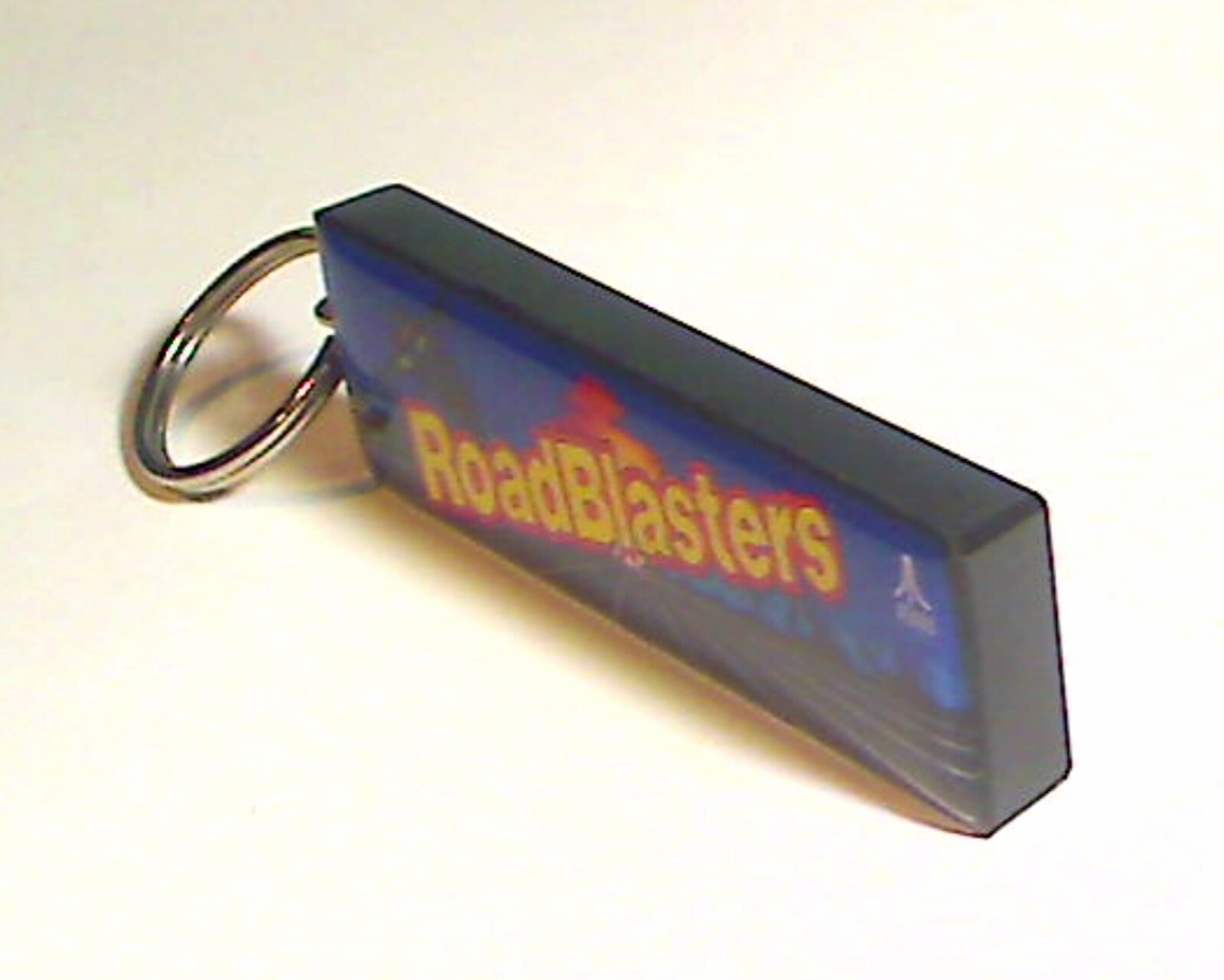 RoadBlasters Arcade Marquee Coin Door accessory Keychain