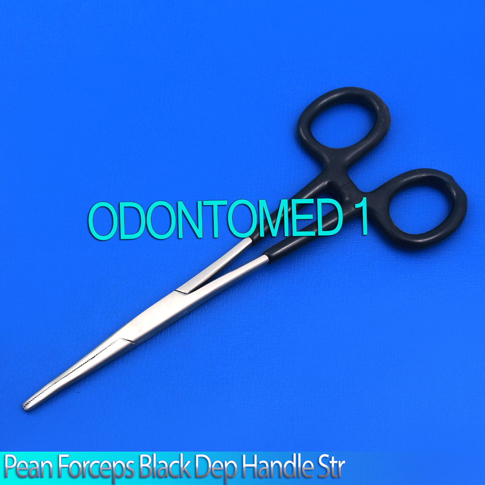 Hemostat Pean Forceps Surgical Instruments,Black Dep Handle 6.25'' Straight