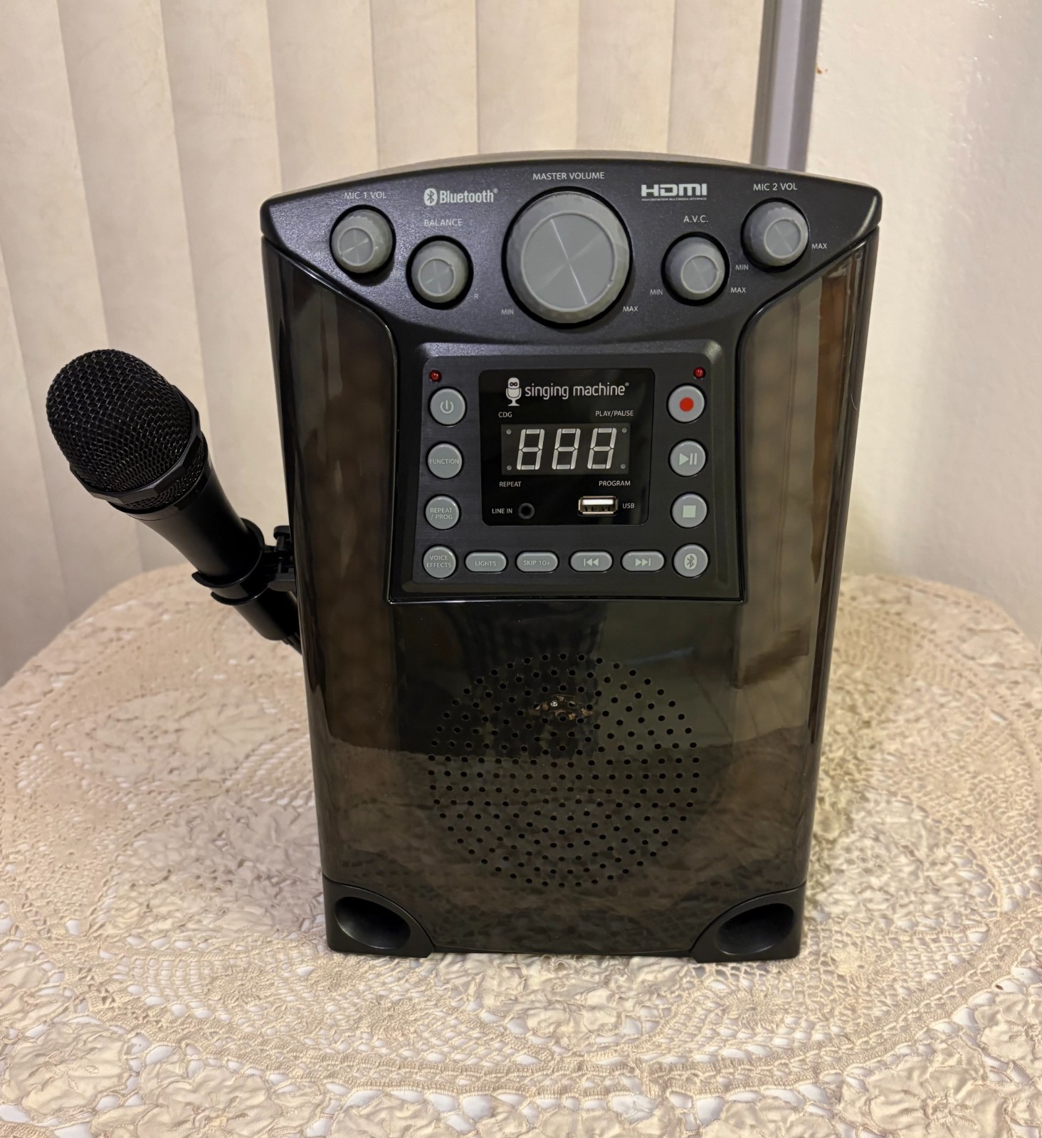 KAROKE Machine Bluetooth MODE # SML633BK - Black