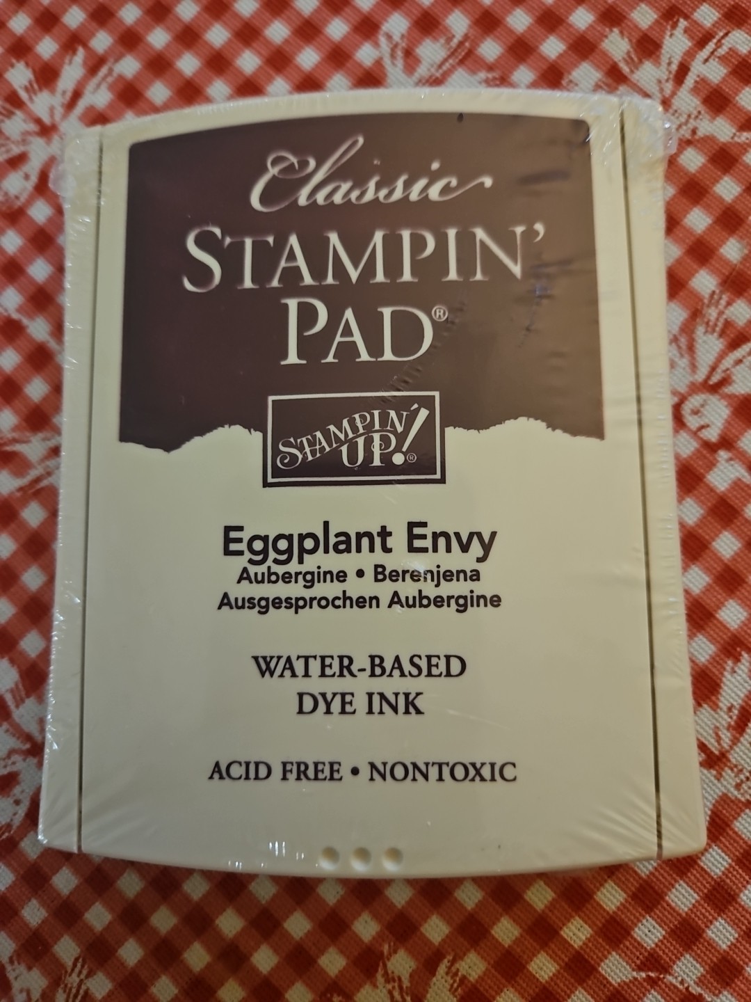 Classic STAMPIN PAD.Still Sealed. Never Used, Eggplant 🍆 Envy.