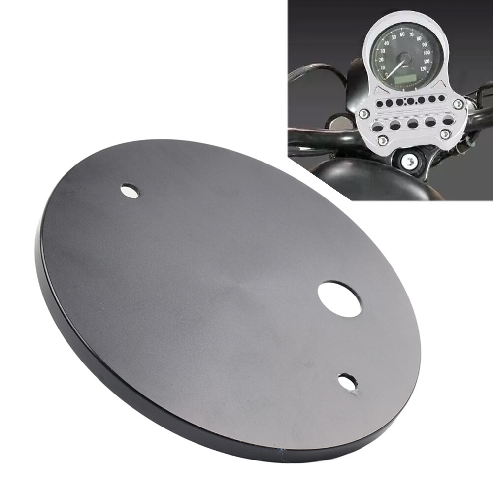 Speedometer Relocation Instrument Base For Harley Sportster XL1200 XL883 Black