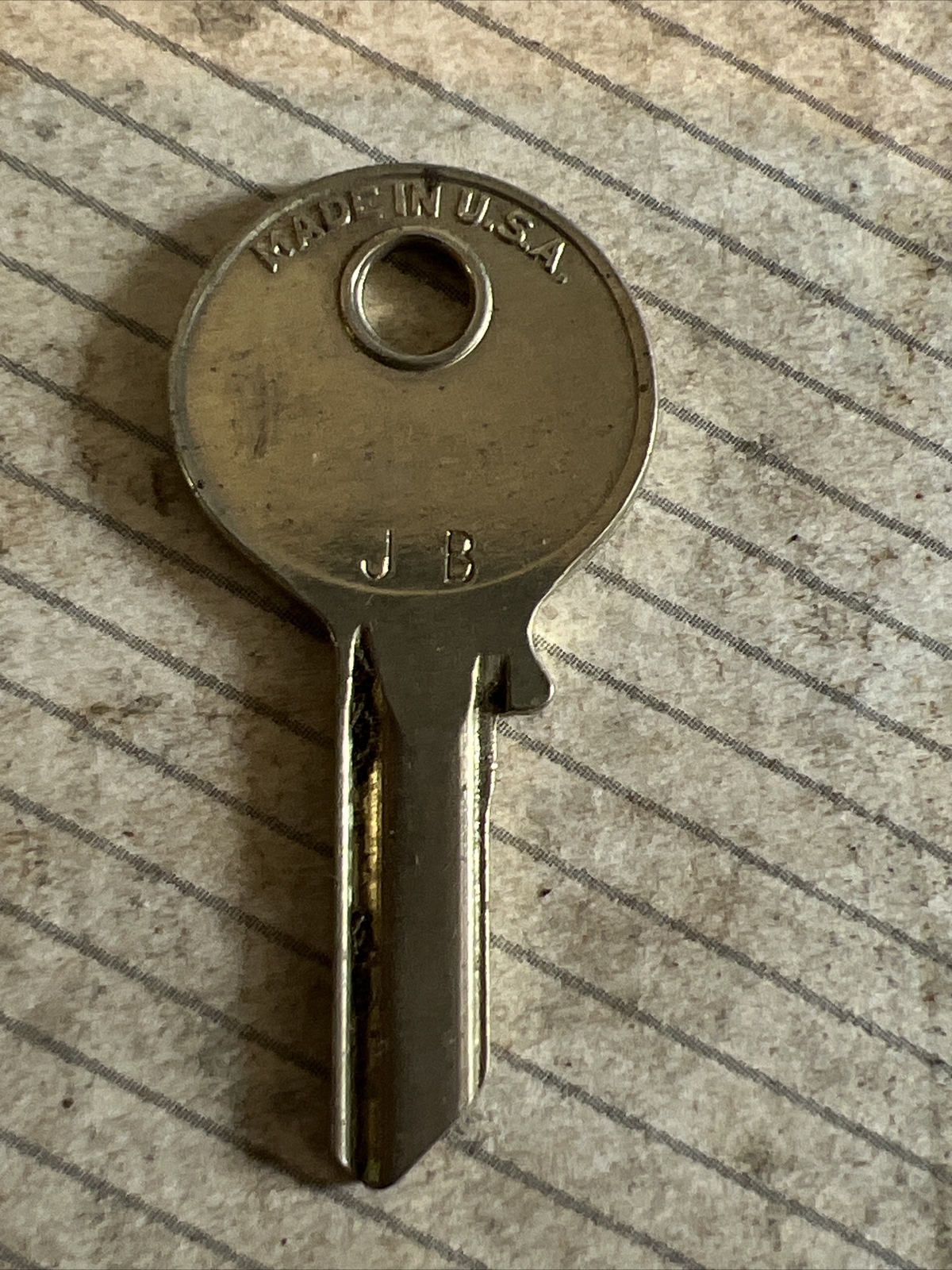 Lot Of 10 Yale JB Keyway Key Blanks Nickel Silver 4 Pin NOS