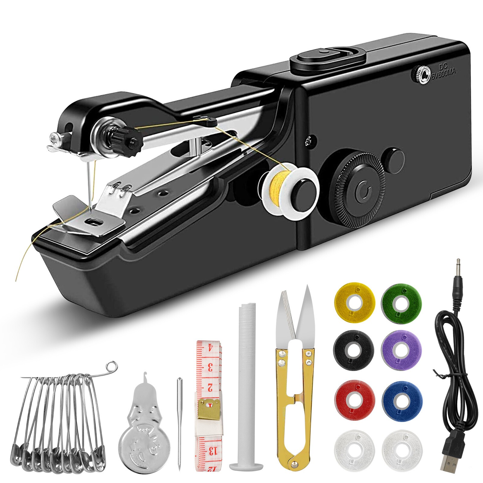 Mini Portable Smart Electric Tailor Stitch Hand-held Sewing Machine Home Travel