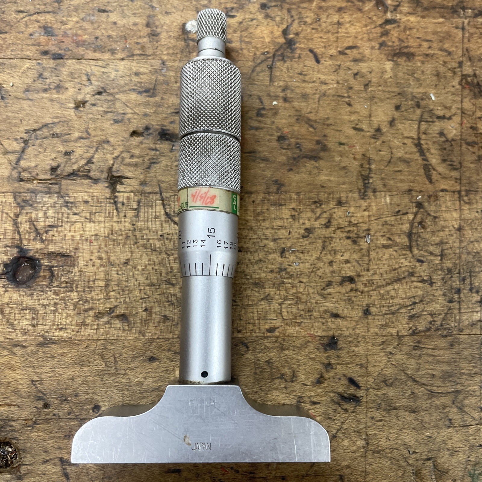 Mitutoyo 0-1 Depth Micrometer 2 1/2 Base .001