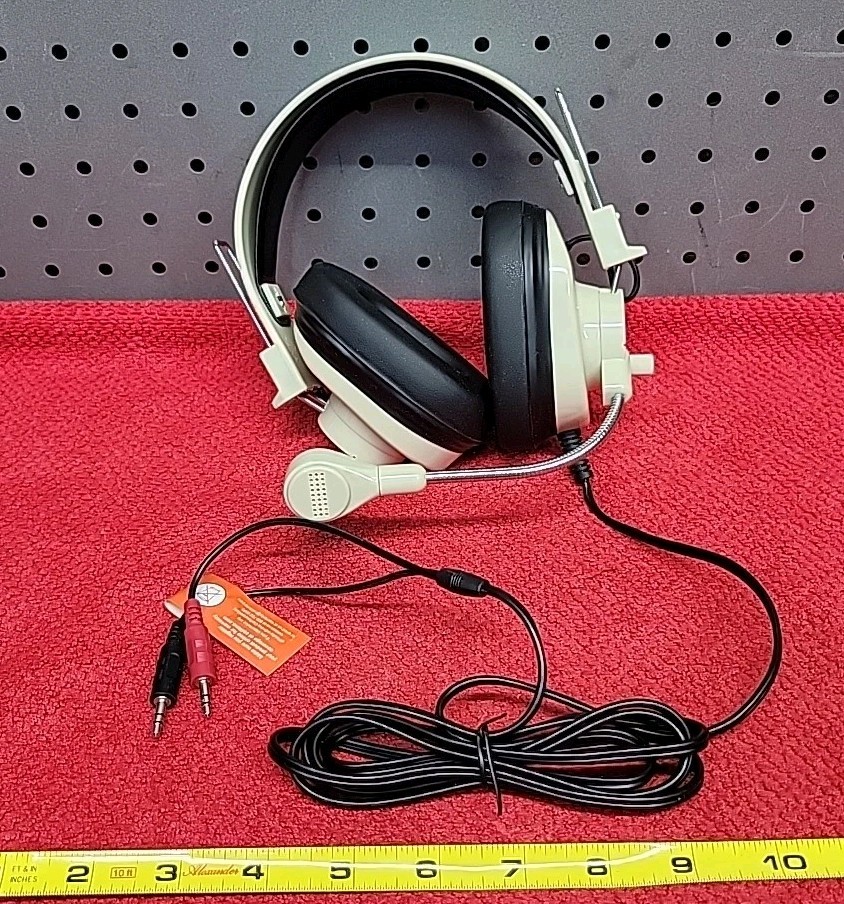 Califone 3066AV-USB Over-Ear Stereo Headset with Gooseneck Microphone