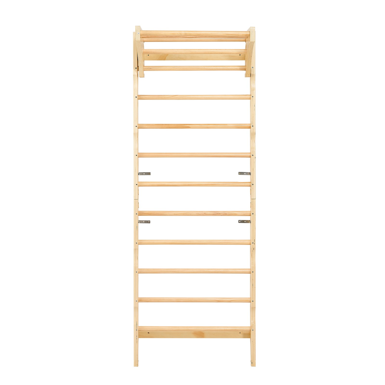 Uimoso Swedish Ladder Wall Gym 2-in-1 10-Level 220 lbs Capacity Fitness Equipmen