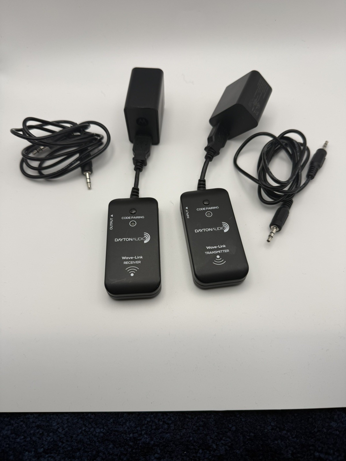 Dayton Audio Wave-Link WLS System 2.4 GHz Full Range Wireless Pair, Tested
