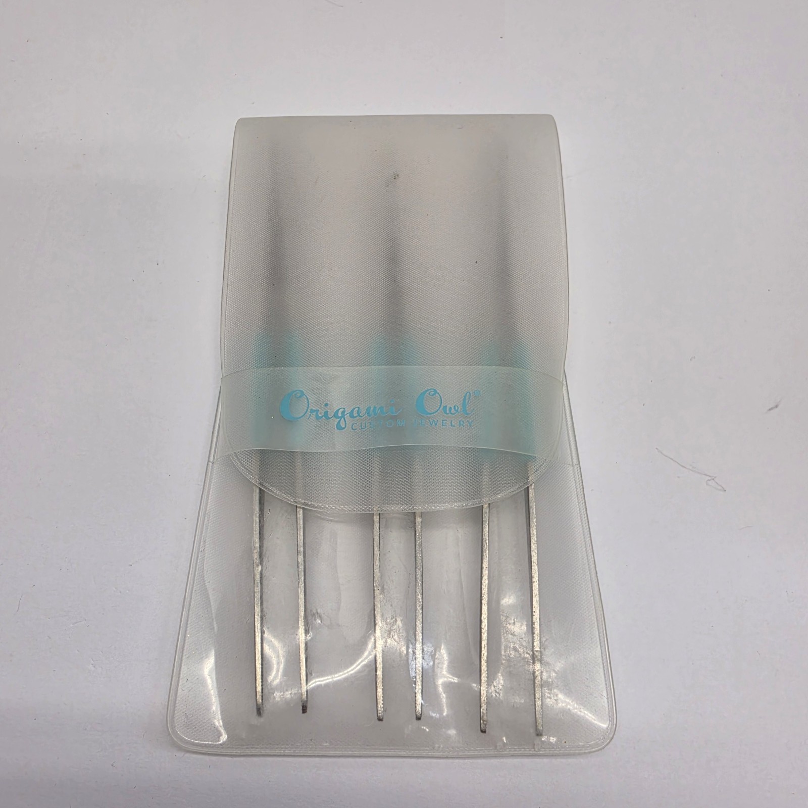 Set Of 3 Origami Owl Aqua Custom 6” Jewelry Charm Tweezer
