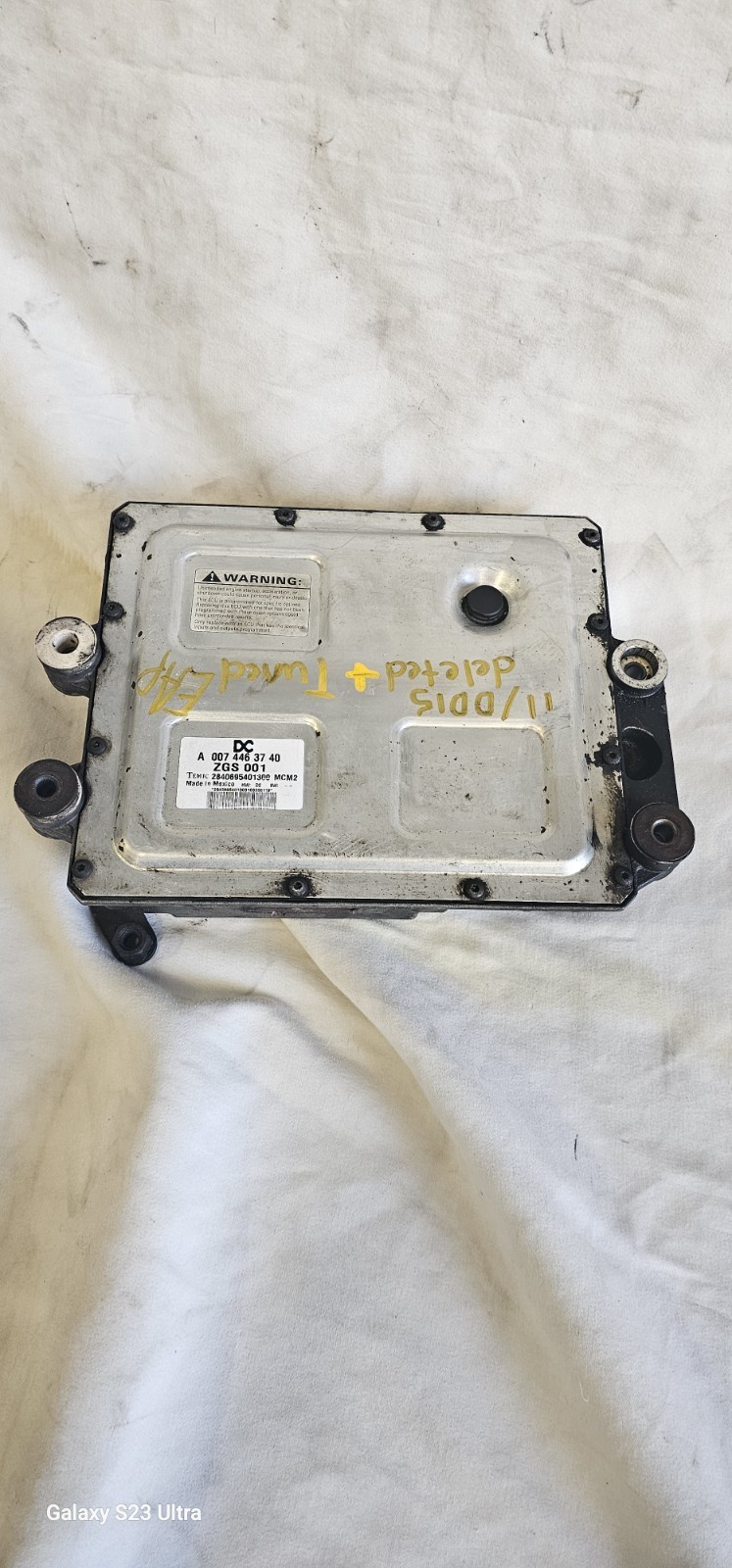 2011 Detroit DD15 Engine ECM Tuned And Deleted